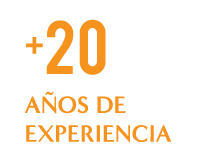 +20 Años de Experiencia